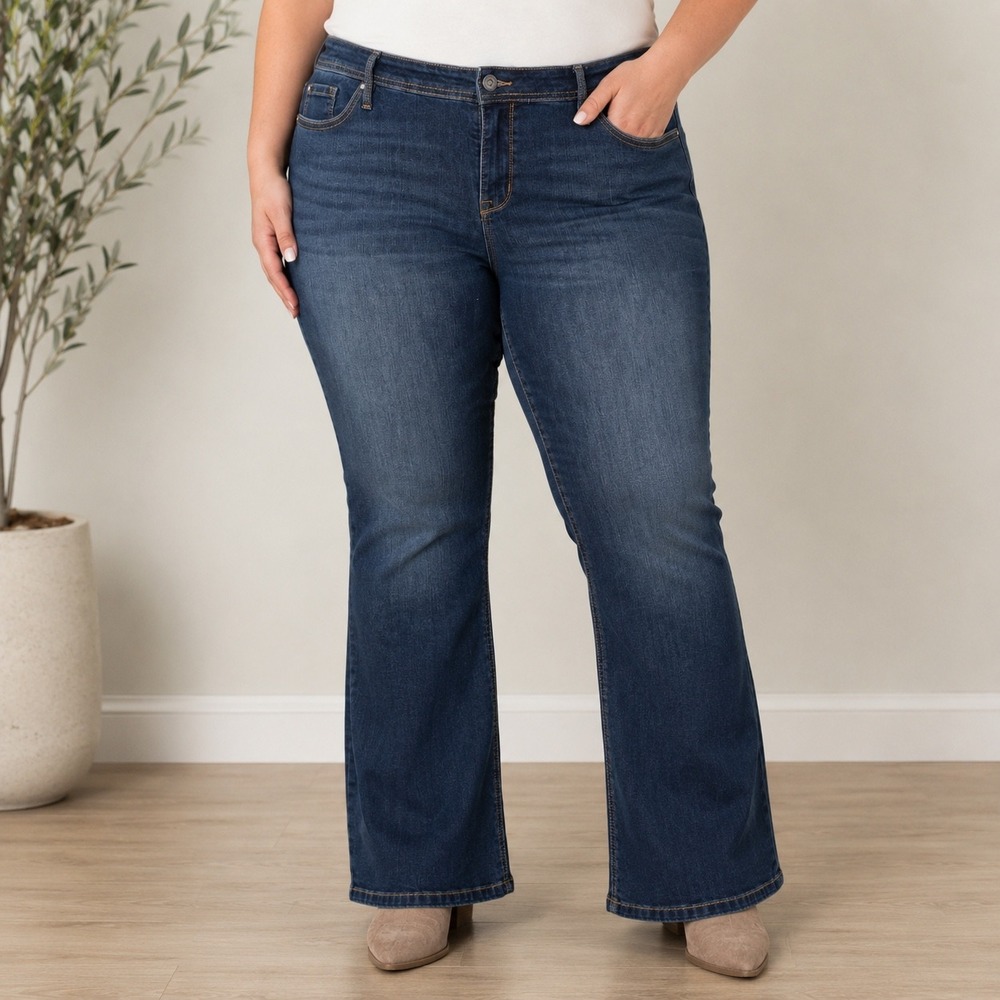 Torrid Luxe Slim Boot Super Stretch Dark Wash Jeans 22S  Short Plus Size Bootcut